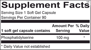 Phosphatidylserine 90 gels