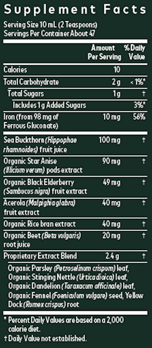 PlantForce Liquid Iron 16 oz