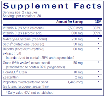 Macular Support Formula 60 caps