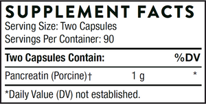 Pancreatic Enzymes 180 caps