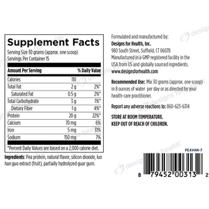 Design for Health PurePea Protein